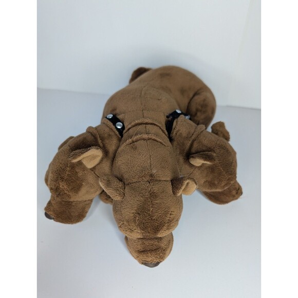 Harry Potter 3 Headed Dog Plush Cerberus  Wizarding World Sleeping Snoring - Picture 2 of 9